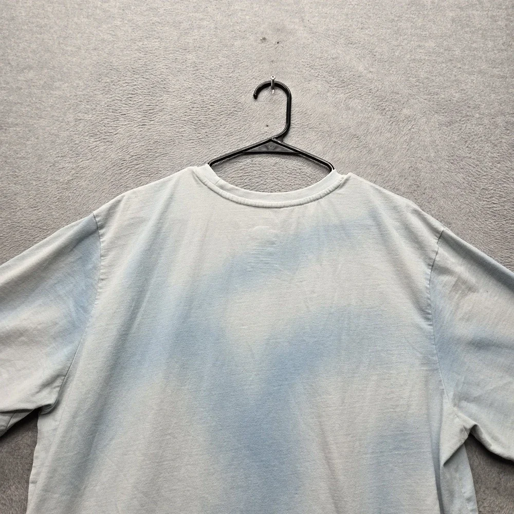 The North Face Men Shirt XL Light Blue Logo Short Sleeve